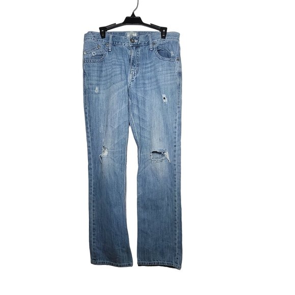 Rock & Republic Men's Henlee Light Wash Distressed Denim Blue Jeans Size 34/34 - Picture 1 of 11